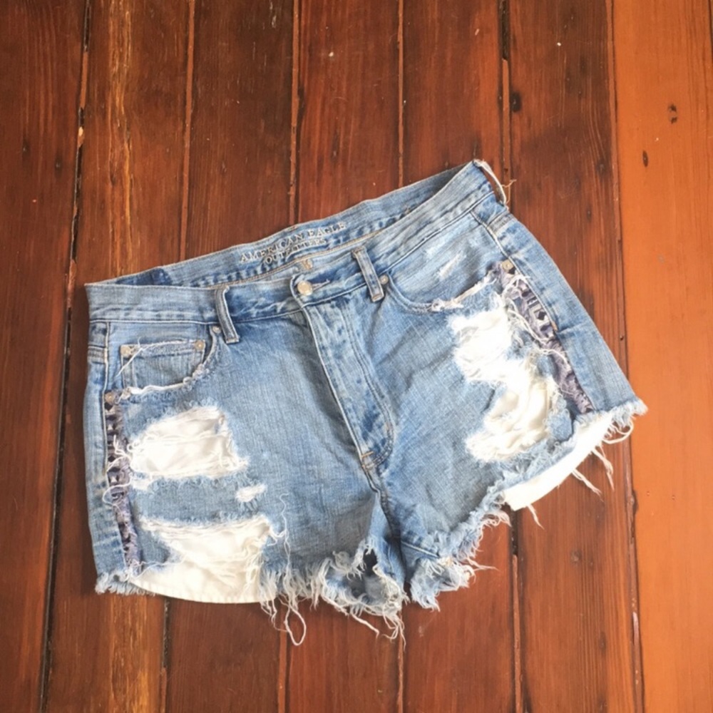 American Eagle Vintage Hi Rise Festival shorts 12